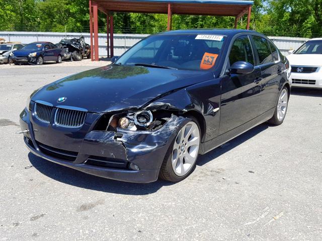 WBAVB33576PS06650 - 2006 BMW 330 I BLUE photo 2