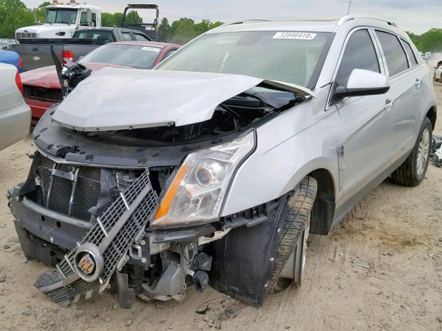 3GYFNDEYXAS513598 - 2010 CADILLAC SRX LUXURY SILVER photo 2