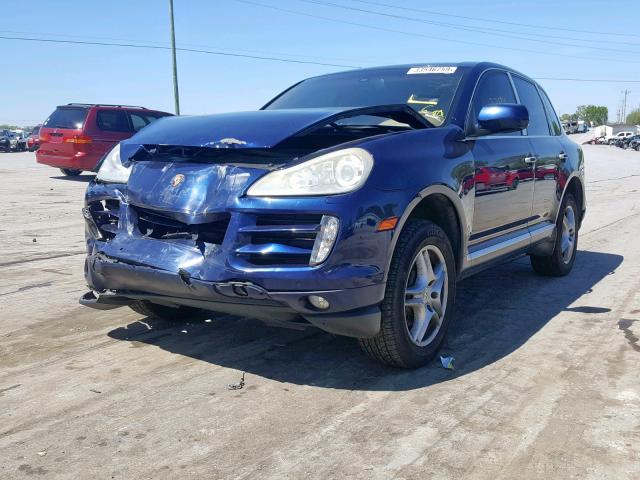 WP1AA29PX9LA03317 - 2009 PORSCHE CAYENNE BLUE photo 2