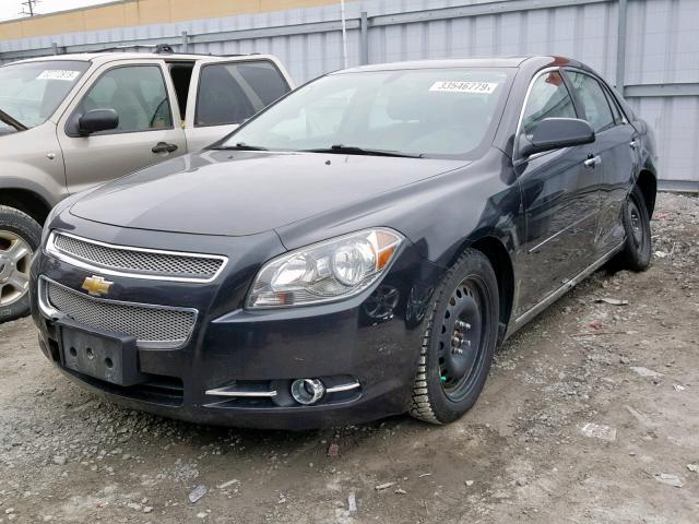 1G1ZE5E78BF228431 - 2011 CHEVROLET MALIBU LTZ შავი ფოტო 2