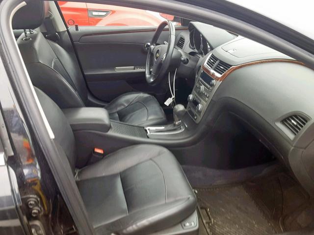 1G1ZE5E78BF228431 - 2011 CHEVROLET MALIBU LTZ შავი ფოტო 5