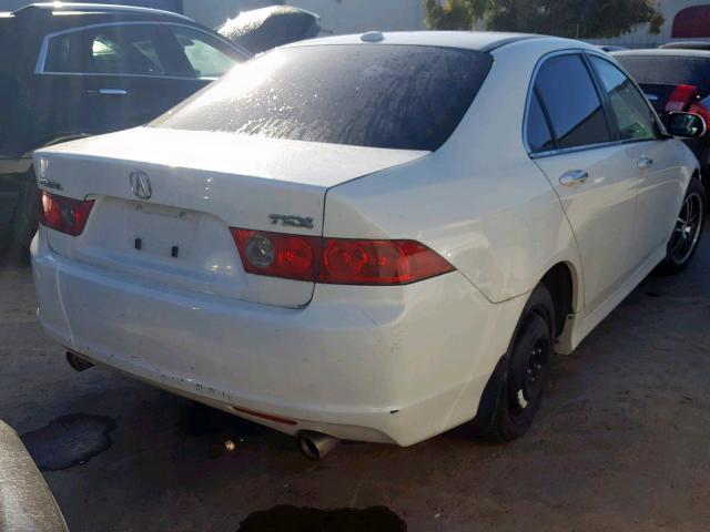 JH4CL96898C007317 - 2008 ACURA TSX WHITE photo 4