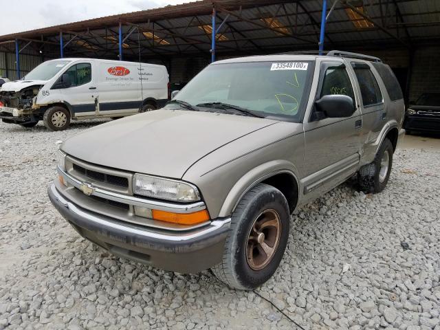 1GNCS13WXY2229127 - 2000 CHEVROLET BLAZER  photo 2