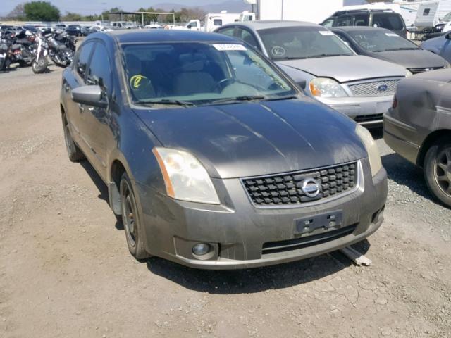 3N1AB61E18L638867 - 2008 NISSAN SENTRA 2.0 CHARCOAL photo 1