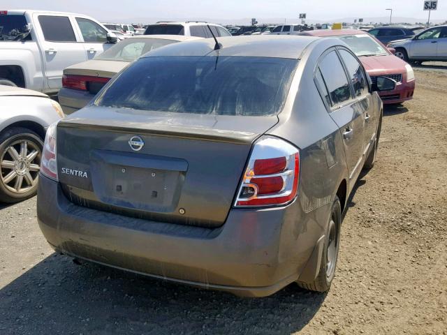 3N1AB61E18L638867 - 2008 NISSAN SENTRA 2.0 CHARCOAL photo 4