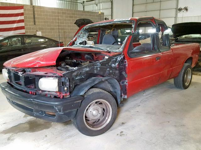 4F4CR16U5RTN10673 - 1994 MAZDA B3000 CAB RED photo 2