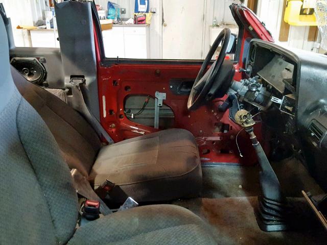 4F4CR16U5RTN10673 - 1994 MAZDA B3000 CAB RED photo 5