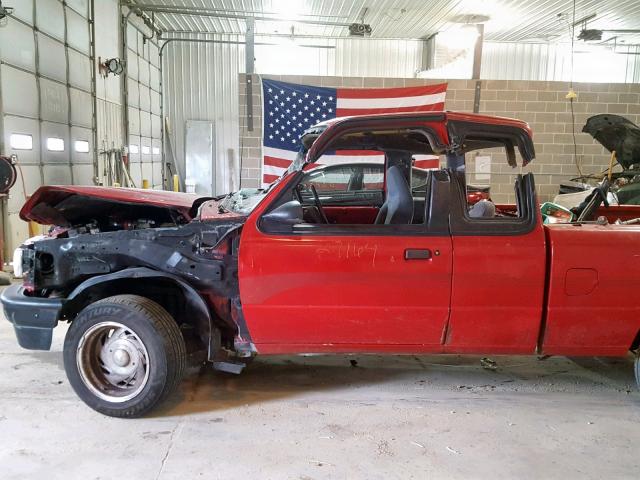 4F4CR16U5RTN10673 - 1994 MAZDA B3000 CAB RED photo 9