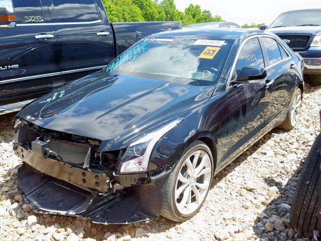 1G6AJ5SS3J0168281 - 2018 CADILLAC ATS PREMIU BLACK photo 2