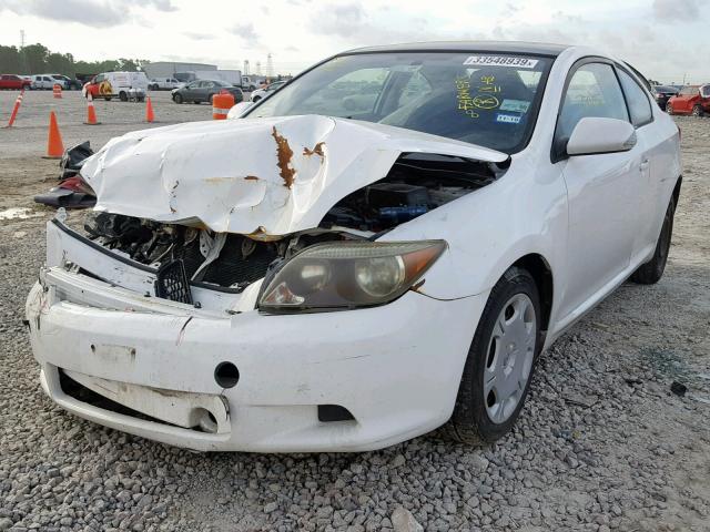 JTKDE177870163123 - 2007 TOYOTA SCION TC WHITE photo 2
