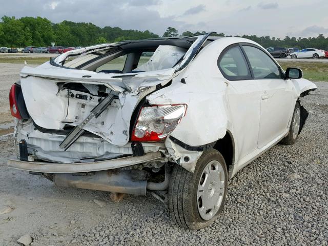 JTKDE177870163123 - 2007 TOYOTA SCION TC WHITE photo 4