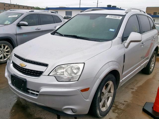 3GNFL3EK3DS508594 - 2013 CHEVROLET CAPTIVA LT SILVER photo 2