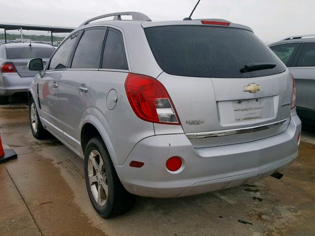 3GNFL3EK3DS508594 - 2013 CHEVROLET CAPTIVA LT SILVER photo 3