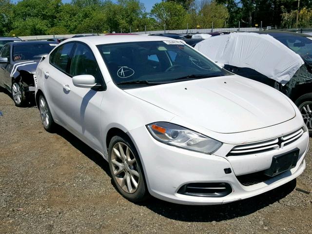 1C3CDFBA1DD221331 - 2013 DODGE DART SXT WHITE photo 1