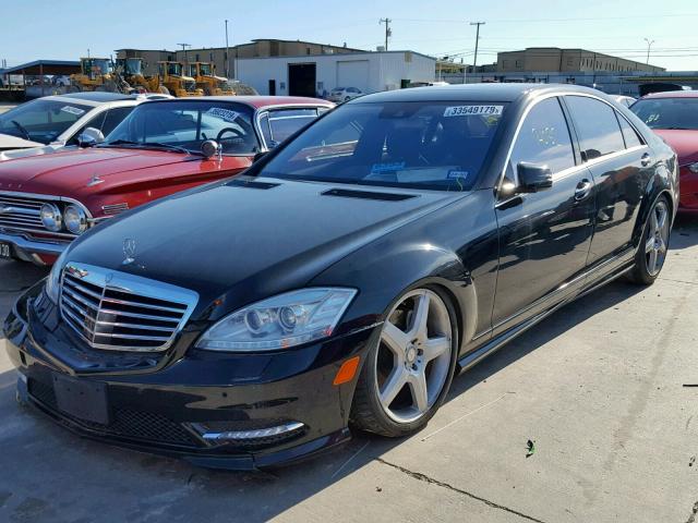 WDDNG7DB6DA495980 - 2013 MERCEDES-BENZ S 550 BLACK photo 2