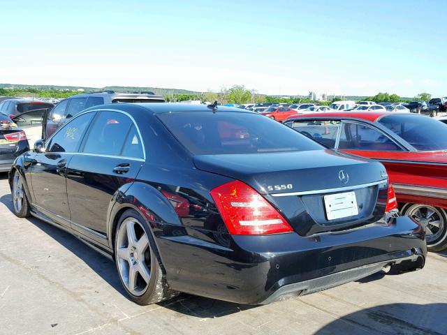 WDDNG7DB6DA495980 - 2013 MERCEDES-BENZ S 550 BLACK photo 3