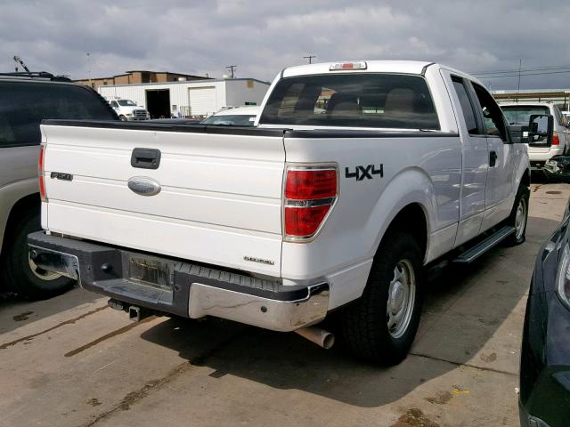 1FTFX1EF2CFA59741 - 2012 FORD F150 SUPER WHITE photo 4