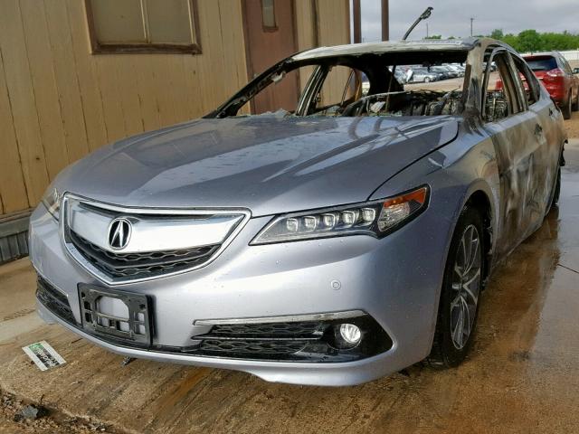 19UUB2F78FA023140 - 2015 ACURA TLX ADVANC SILVER photo 2