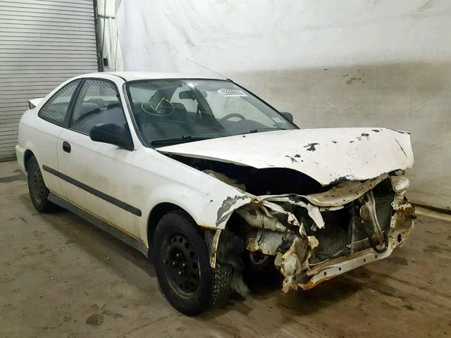 1HGEJ6225WL038997 - 1998 HONDA CIVIC DX WHITE photo 1