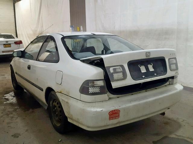 1HGEJ6225WL038997 - 1998 HONDA CIVIC DX WHITE photo 3