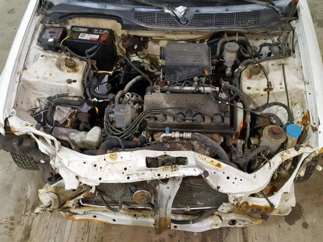 1HGEJ6225WL038997 - 1998 HONDA CIVIC DX WHITE photo 7