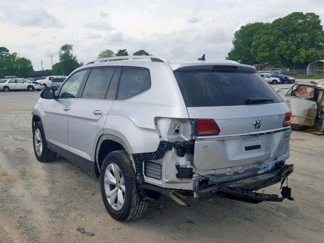 1V2KR2CA9JC528469 - 2018 VOLKSWAGEN ATLAS SE SILVER photo 3