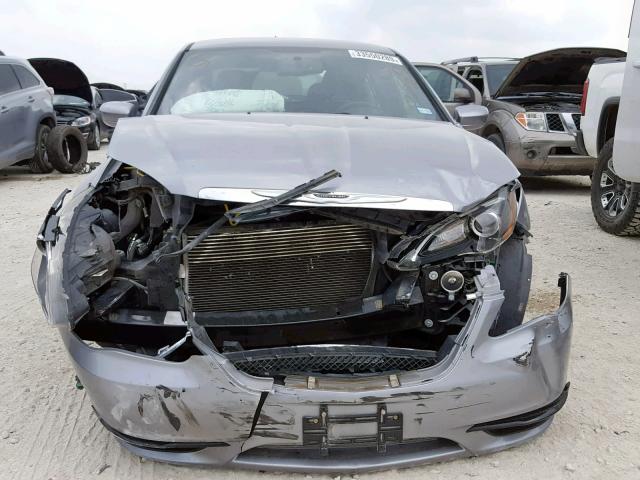 1C3CCBBB0DN701696 - 2013 CHRYSLER 200 TOURIN SILVER photo 9