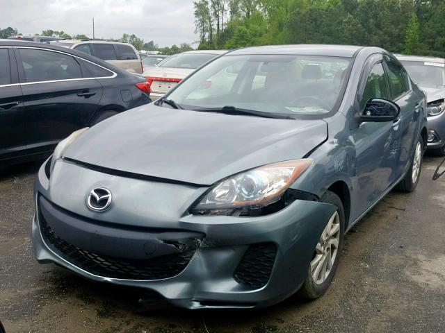 JM1BL1V70C1588413 - 2012 MAZDA 3 I BLUE photo 2