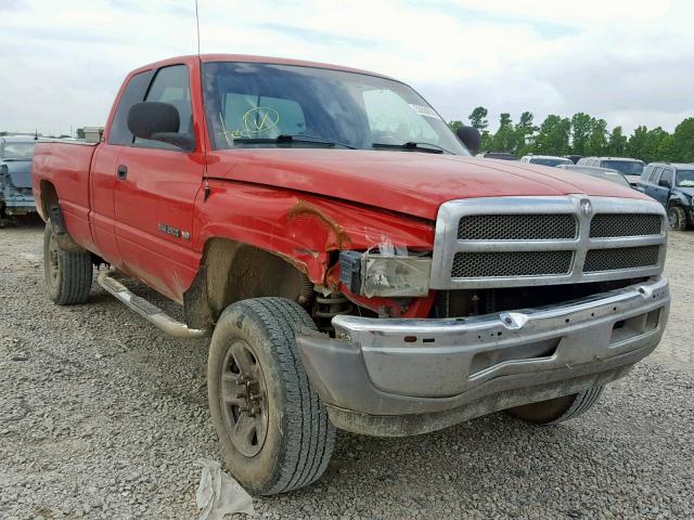 1B7KF23W81J573176 - 2001 DODGE RAM 2500 RED photo 1