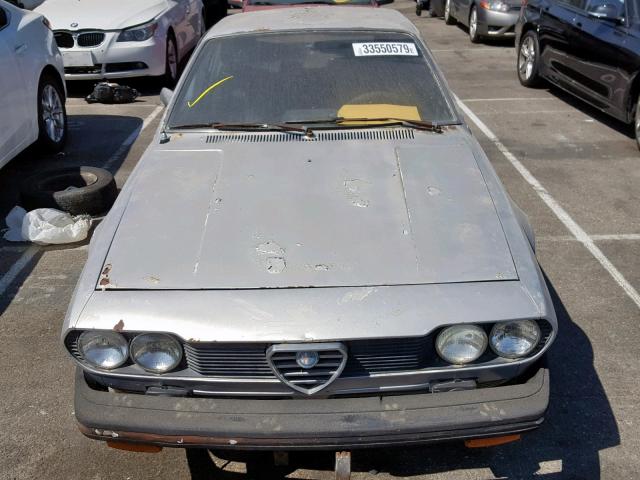 AR116150002299 - 1976 ALFA ROMEO GTV SILVER photo 9