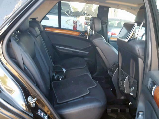 4JGBB86E49A505689 - 2009 MERCEDES-BENZ ML 350 BLACK photo 6