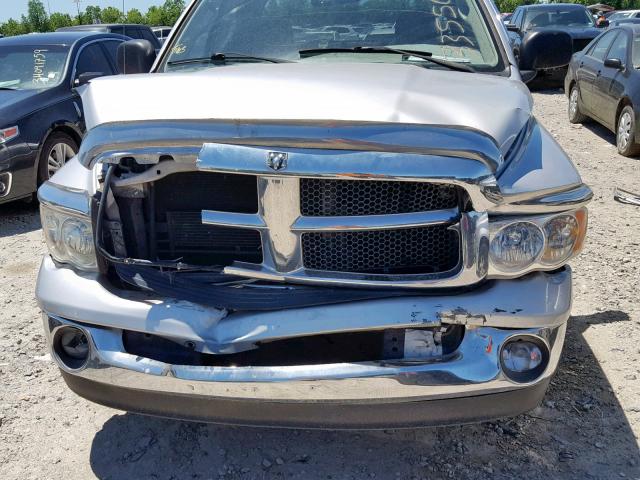 1D7HA18N23S251445 - 2003 DODGE RAM 1500 S SILVER photo 10