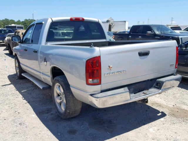 1D7HA18N23S251445 - 2003 DODGE RAM 1500 S SILVER photo 3