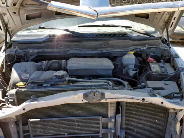 1D7HA18N23S251445 - 2003 DODGE RAM 1500 S SILVER photo 7