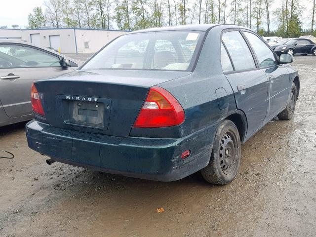 JA3AY26CXYU024206 - 2000 MITSUBISHI MIRAGE DE GREEN photo 4