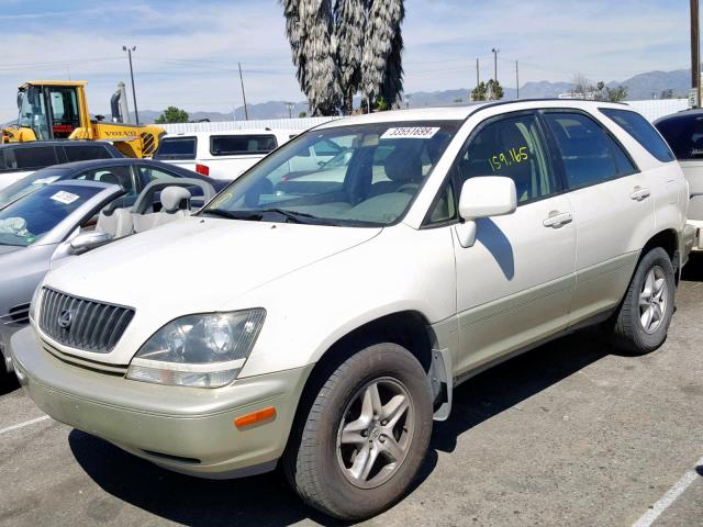 JT6GF10U5X0023295 - 1999 LEXUS RX 300 BEIGE photo 2