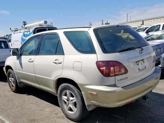 JT6GF10U5X0023295 - 1999 LEXUS RX 300 BEIGE photo 3