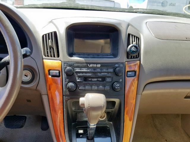 JT6GF10U5X0023295 - 1999 LEXUS RX 300 BEIGE photo 9