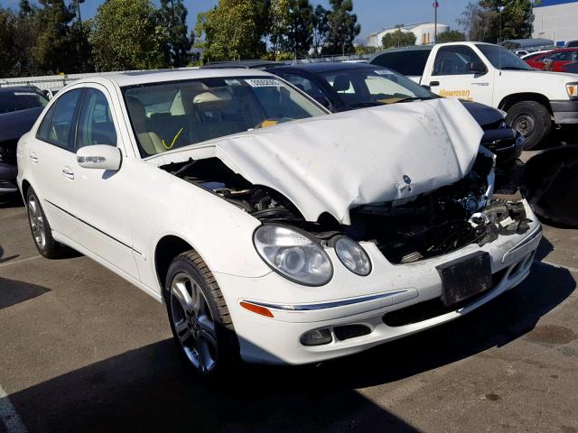 WDBUF56J96A953157 - 2006 MERCEDES-BENZ E 350 WHITE photo 1