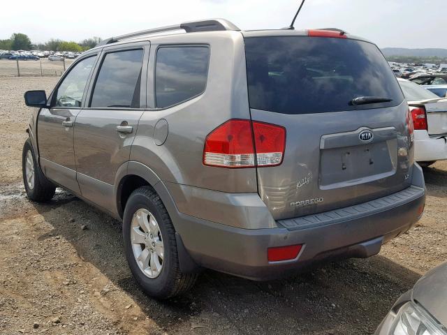 KNDJH741185008468 - 2009 KIA BORREGO LX GRAY photo 3