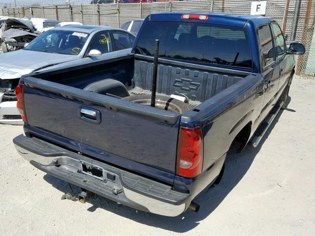 2GCEC13V571162568 - 2007 CHEVROLET SILVERADO BLUE photo 4