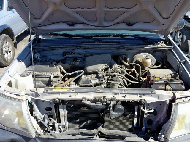 5TENX4CN0AZ720562 - 2010 TOYOTA TACOMA SILVER photo 7