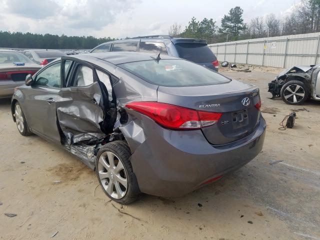 5NPDH4AE9DH206714 - 2013 HYUNDAI ELANTRA GLS  photo 3