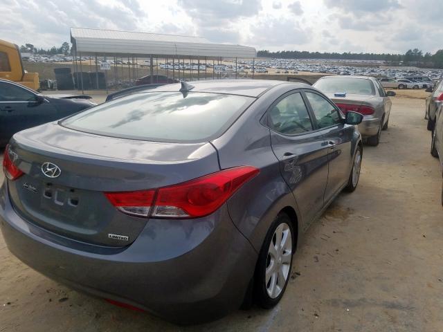 5NPDH4AE9DH206714 - 2013 HYUNDAI ELANTRA GLS  photo 4