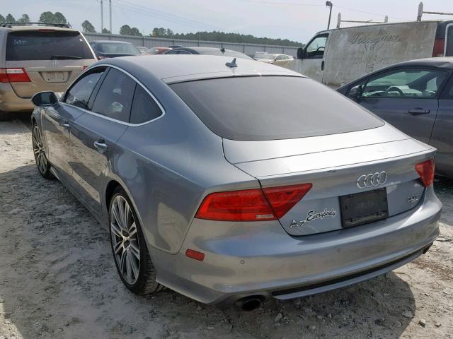 WAU2GAFC4CN125390 - 2012 AUDI A7 PRESTIG SILVER photo 3