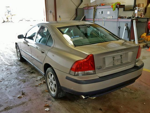 YV1RH59H742403242 - 2004 VOLVO S60 2.5T TAN photo 3