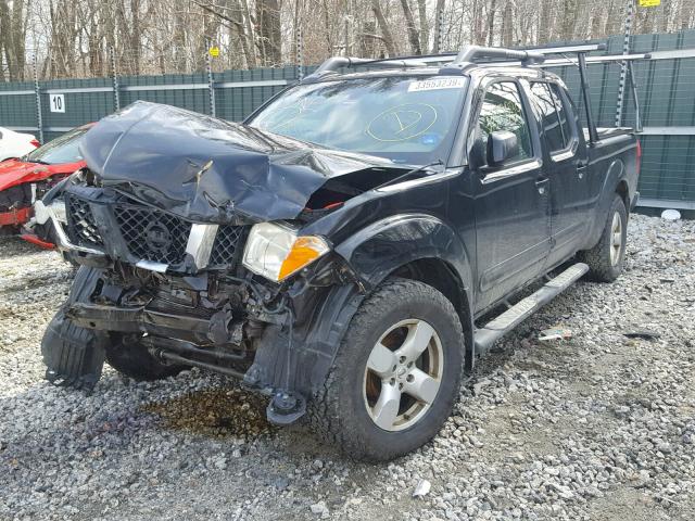 1N6AD09W67C422523 - 2007 NISSAN FRONTIER C BLACK photo 2