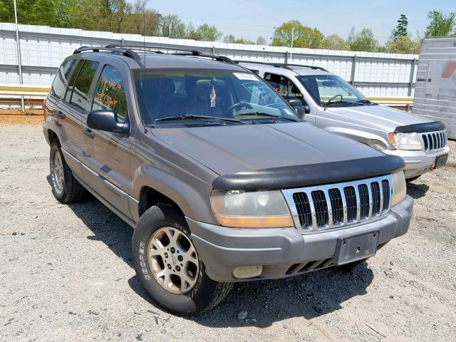 1J4GW48S51C535586 - 2001 JEEP GRAND CHER GRAY photo 1