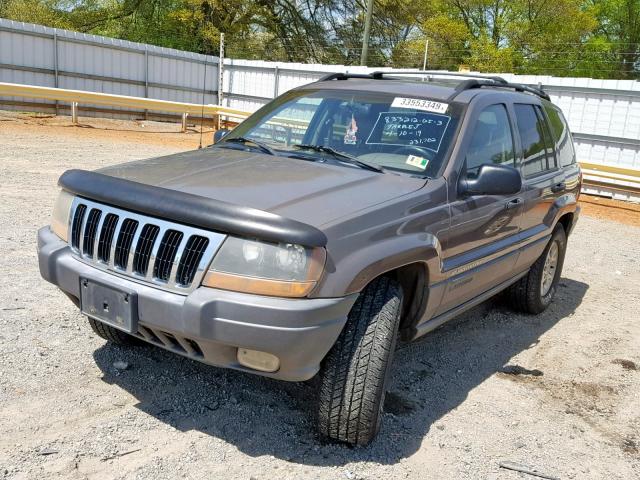 1J4GW48S51C535586 - 2001 JEEP GRAND CHER GRAY photo 2