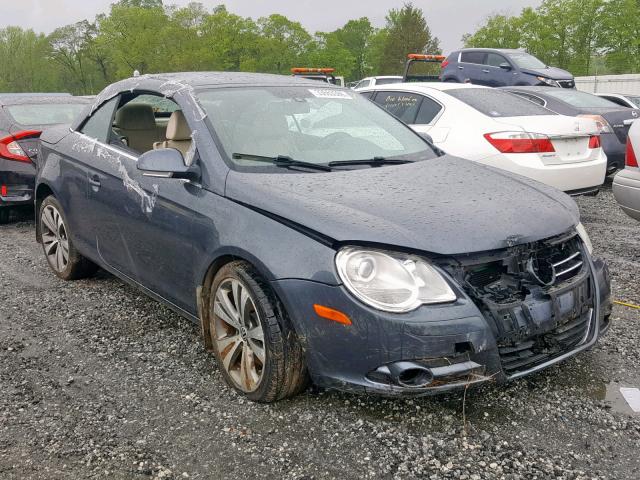 WVWDB71F18V051156 - 2008 VOLKSWAGEN EOS VR6 GRAY photo 1